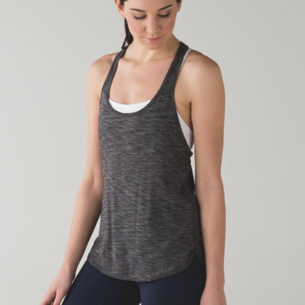🍋lululemon 105 F Singlet *Silver Tank